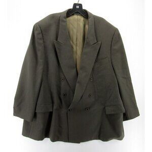 Jack Victor Blazer 48 Sports Coat Jacket Double Breasted Pure Wool